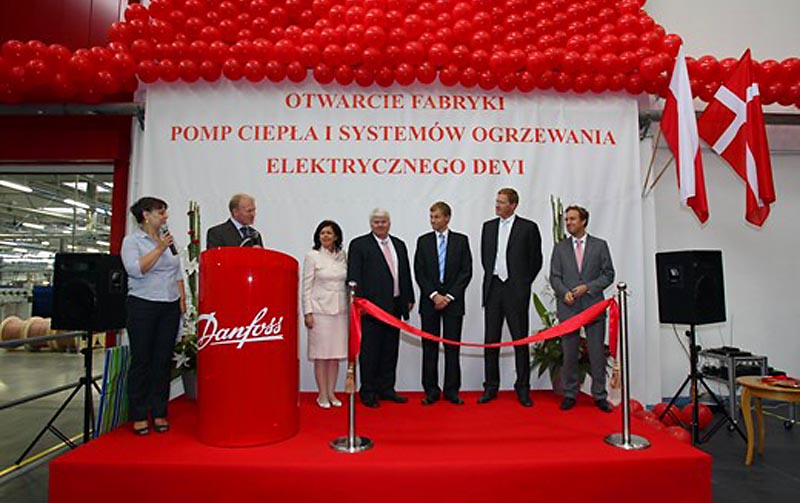 2008: Otwarcie drugiej hali produkcyjnej Danfoss