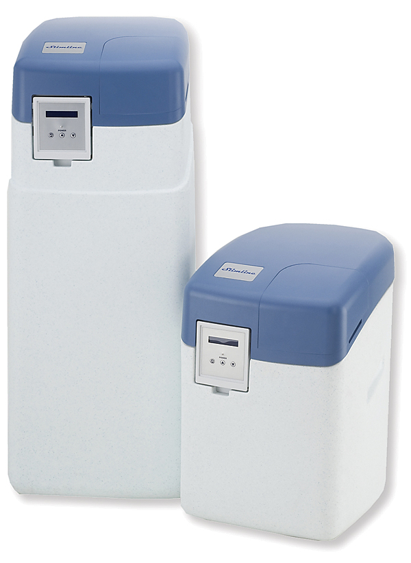 Rys. 5. Zmiękczacze Slimline firmy Saymon, ze sterowaniem elektronicznym czterocyklicznym