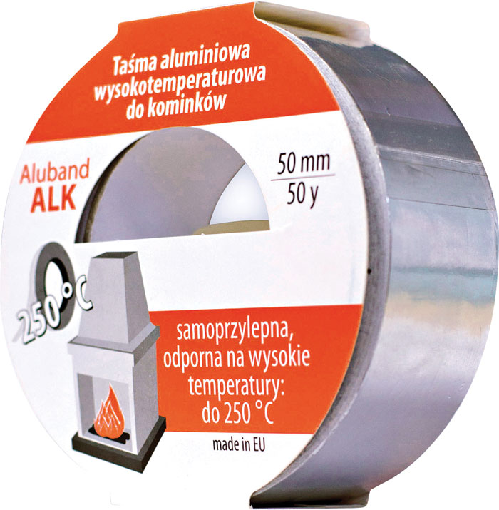 Taśma aluminiowa wysokotemperaturowa ALK do kominków